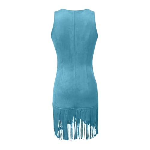 Robe bohème à franges : élégance quotidienne et confort extensible fluide - 4