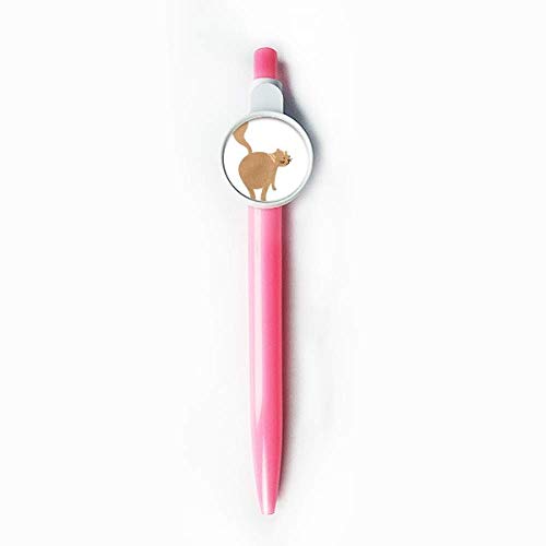 Stylo à bille rétractable chat bleu original pour fournitures scolaires
