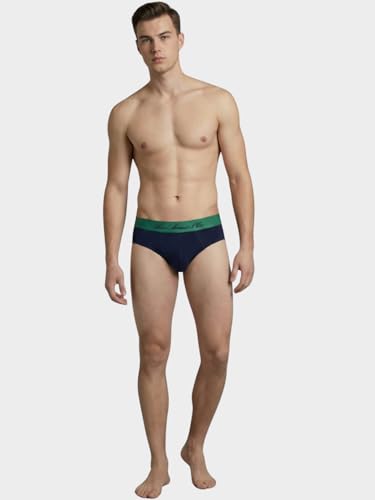 Image of Levi's Cotton Elite Brief | Premium Men's Brief Underwear | 4-Way Stretch | Outer Elastic Waistband | Double-Layered Pouch | Style 073 | Pack of 2
