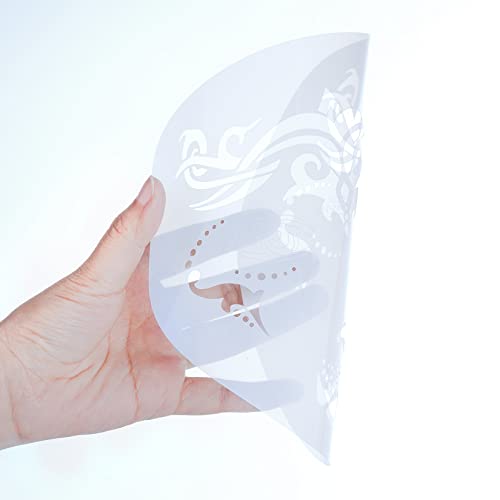 37pcs Face Face Stencils Kit Face Stencils for Painting Face Paint