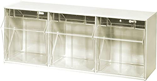 Allit 464411 Klappkasten-Magazin VarioPlus ProFlip (B x H x T) 600 x 240 x 200mm Weiß, Transparent