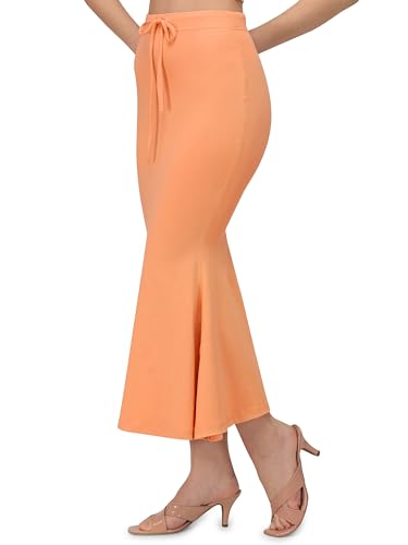 Image of Saree Shapewear Petticoat for Women | Fish Cut Mermaid Slim Fit Saree Shaper with Tummy Control & Side Slit | Stretchable Cotton Lycra Petticoat for Saree, Lehenga, Gown, Bridal Wear