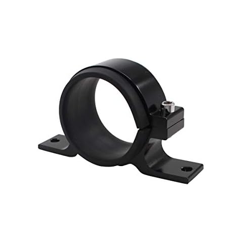 Black 60mm External Fuel Pump Filters Mount Mounting Bracket Clamp Cradle Holder for BOSCH 044 Cover