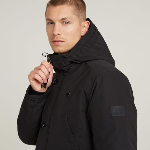 G-Star Herren Vodan Padded Hooded Parka, Schwarz (dk black D26402-D908-6484), XS – Ansicht 6