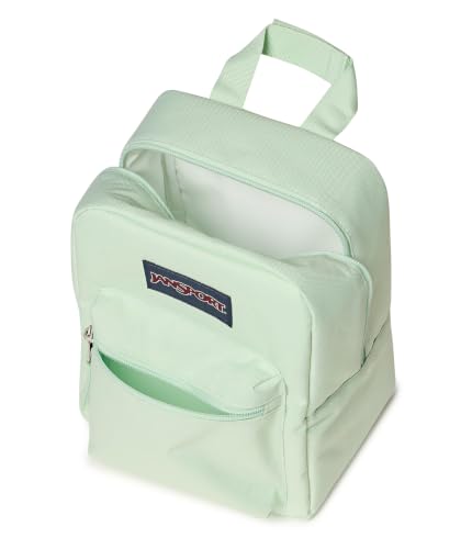 Image of JanSport Big Break Insulated Lunch Bag - Travel Cooler, Foggy Mint | Small Compact Soft-Sided Travel Cooler for Day Trips