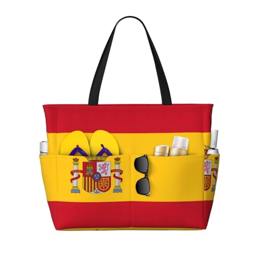 Sac à bandoulière contre le sable et l'eau imprimé Espagne