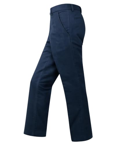 Monarch II Moleskin Trouser - Navy 30"3