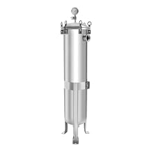 304 Stainless Steel Bag Filter Housing Solid-Liquid Separation Tool Industrial Sock Filter Bag Water Filter Purification Equipment Heavy Duty Industrial Fluid Filter