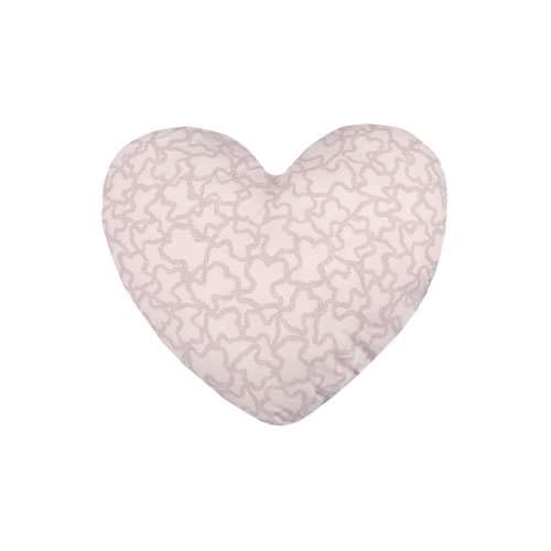 TOUS BABY - Cojín Decorativo en Forma de Corazón de la colección Kaos para tu Bebé. (Corazón Rosa)