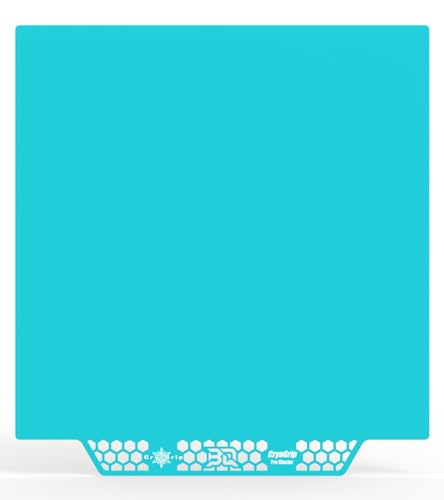 BIQU CryoGrip Pro Glacier Panda Build Plate for Ender-3/V3/Pro/V2/V2 Neo/Ender-5/K1C/K1 Adventurer 5M Kobra Neptune 3 Pro/4 3D Printers 235x235mm Double Sided Fine Textured Spring Steel Plate