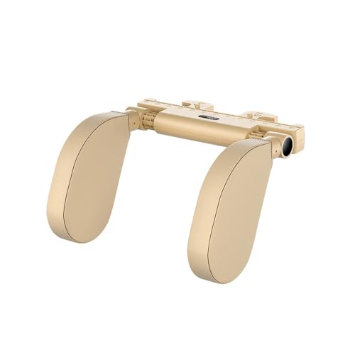 Soporte lumbar de cuero ajustable para asiento de auto beige miniatura 1