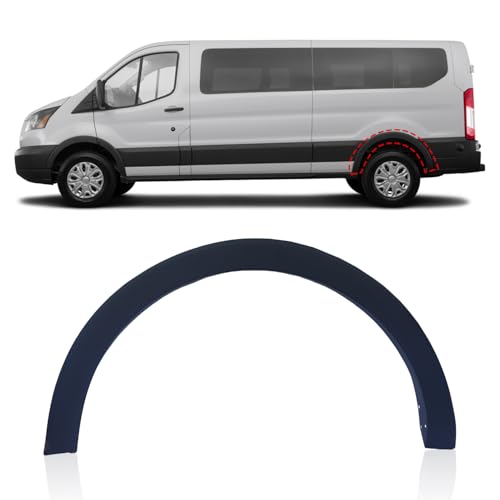 APASQRO Rear Left Fender flare Trim Wheel Arch Molding for Transit 150 250 350 2015-2023 Accessories, Replace OEM # CK4Z61280K97AC, FO1790121, Driver Side, 1PC