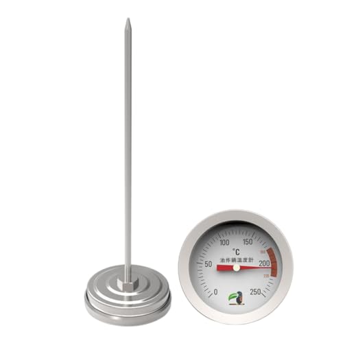 COLLBATH Stainless Steel Jam and Syrup Thermometer Probe Candy Temperature Detector for Precise Measurements Cooking Deep Frying and Candy Making