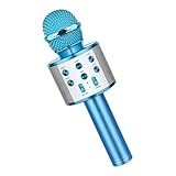 Karaoke Mikrofon,Karaoke Mikrofon Kinder Spielzeug,Drahtloses Bluetooth Mikrofon...