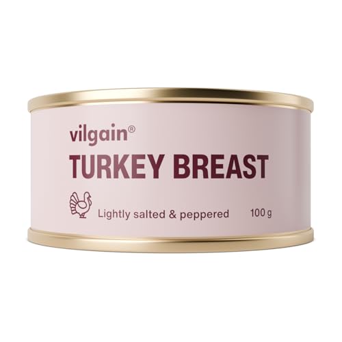 Vilgain R2E Putenfleisch – mageres Fleisch aus lokalen Bauernhöfen, zart & proteinreich, ohne Konservierungsstoffe, vielseitig für schnelle Mahlzeiten, unterwegs & gesunde Ernährung, 100g