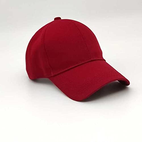 Image of solid plain unisex cotton caps free size adjustable casual look stylish cap