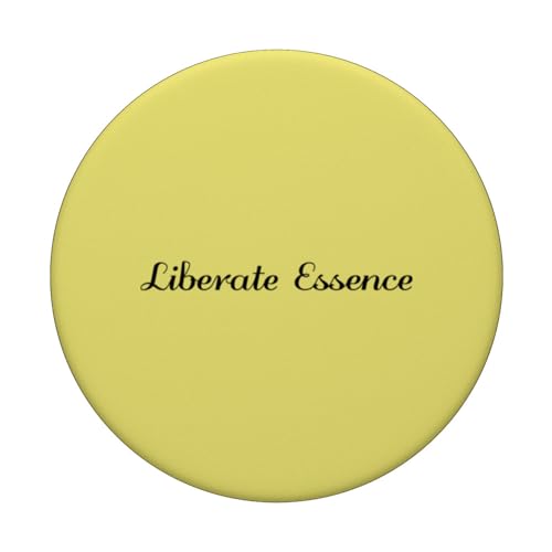 Liberate Essence - Inspirational Positive PopSockets Swappable PopGrip, Black - Image 3