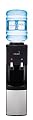 Primo Top-Loading Water Dispenser - 2 Temp (Hot-Cold) Water Cooler Water Dispenser for 5 Gallon Bottle w/Child-Resistant Safety Feature, Black and Stainless Steel