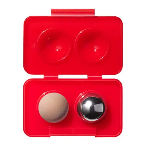 Revlon Oil Absorbing &amp; Cooling Facial Roller Refill Pack with Volcanic &amp; Stainless Steel Stones in Storage Case, Eco-Friendly, Easy to Clean, 1 count