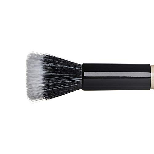 Pincel Marfim Duo Fibra, Belliz, Preto/Bege/ Branco