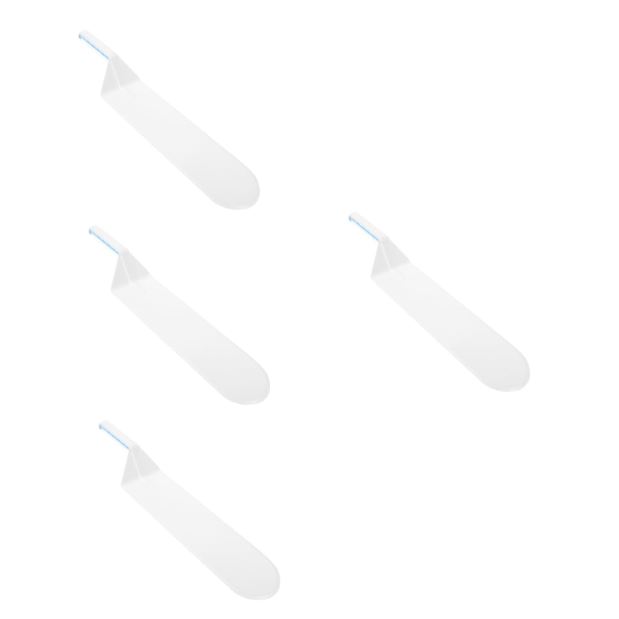 ibasenice 4pezzi Shovel Per Carte Da Gioco Plastica Riutilizzabile Accessorio Pratico Per Giochi Da Tavolo Resistente e Facile Usare