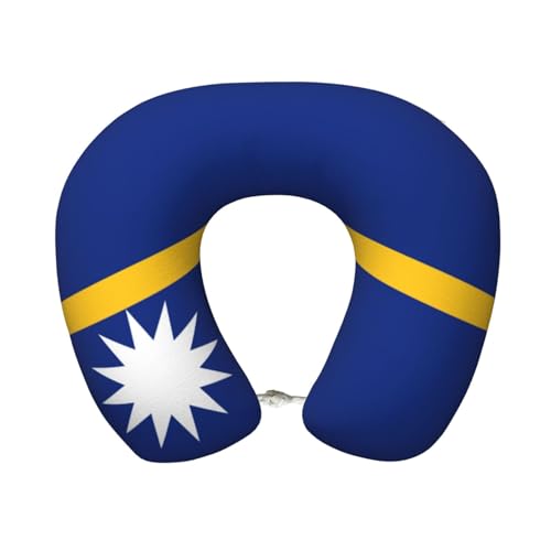 Almohada de viaje de fibra de poliéster negra