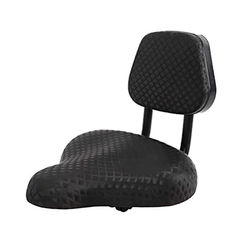 TBEONE Comfortable Bicycle Saddle with Backrest Cover