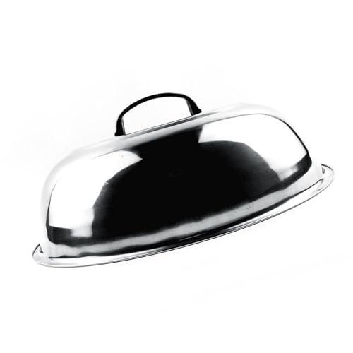 Cubierta Circular de Acero Inoxidable para Ollas para Cocinar en Casa, Sartenes para Freír Al (36cm)