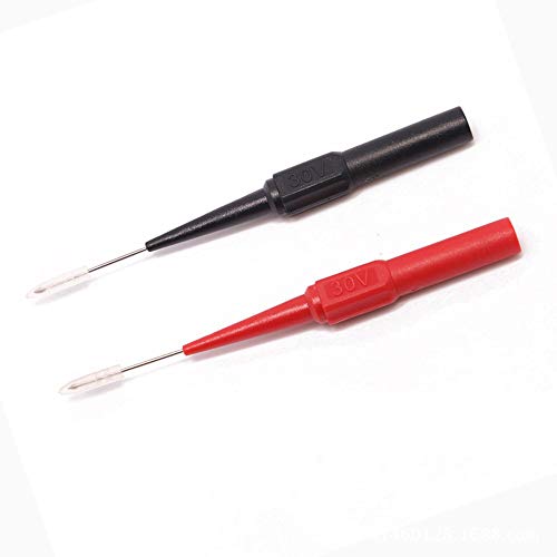Lezed 4 mm, 2 paar testsonde, afneembare sonde, multimeter meetleiding, sonde, testpin, isolatiespiercing, naald… - Image 7