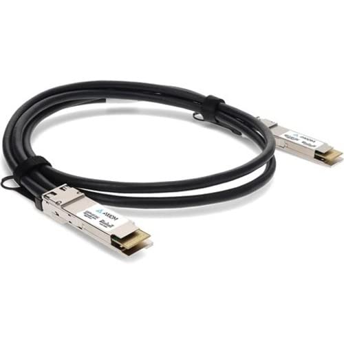 Axiom Memoria - QDD-400G-DAC-1M-AX - Axiom 400GBASE-CU QSFP-DD Cable DAC pasivo compatible con Juniper - Cable de red twinaxial de 3.3 ft a 3.28