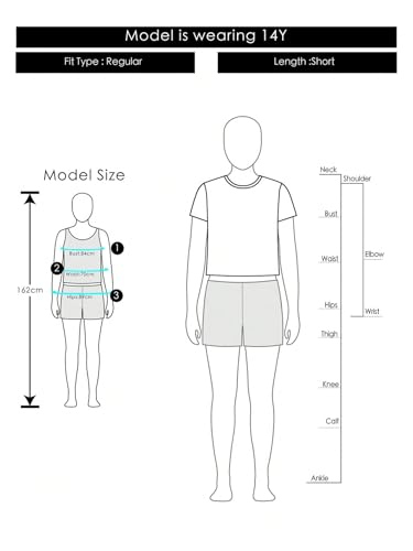 Image of RoseSeek Girl's Floral Graphic Crop Tops Tees Short Sleeve Crewneck Cute Slim Fit T Shirt Summer Tops
