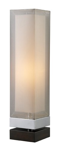 Dimond D1409 Volant Table Lamp, Chrome and Espresso, Double Shade Dimond D1409 Volant Table Lamp, Chrome and Espresso, Double Shade