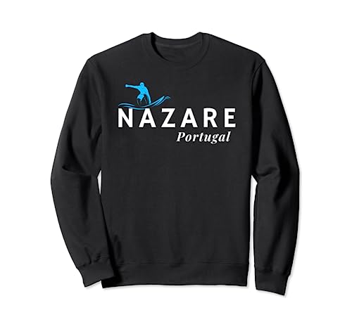 Nazaré Portugal Wave Surf Camiseta Sudadera