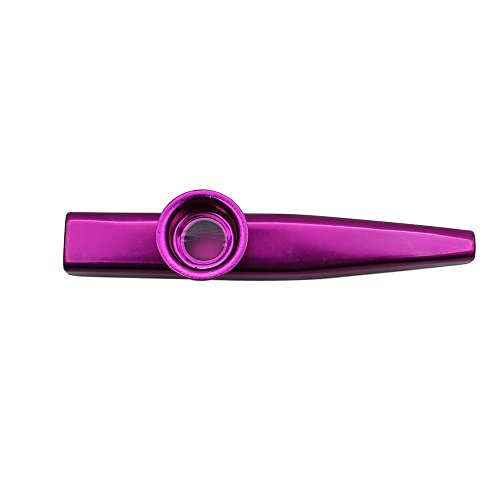 KKmoon Kazoo Liga De Alumínio De Metal com 5 pcs Flauta Diafragma Presente para Crianças Amantes de