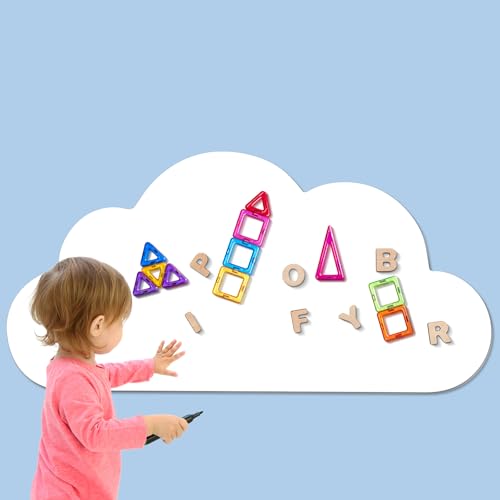 Tableau blanc magnétique autocollant nuage Zonon pour éviter les dessins sur vos murs