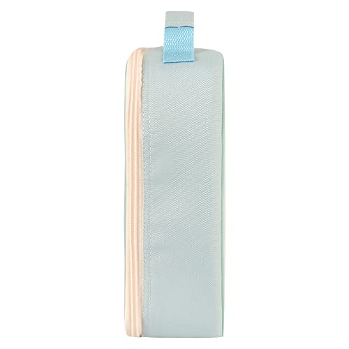 Peter Rabbit Insulated Reusable Kids Lunch Bag with Handle – Official Merchandise 600D Polyester Food Cooler – Durable Food & Drink Thermal Tote for School Nursery Snacks Picnic - Blue & White