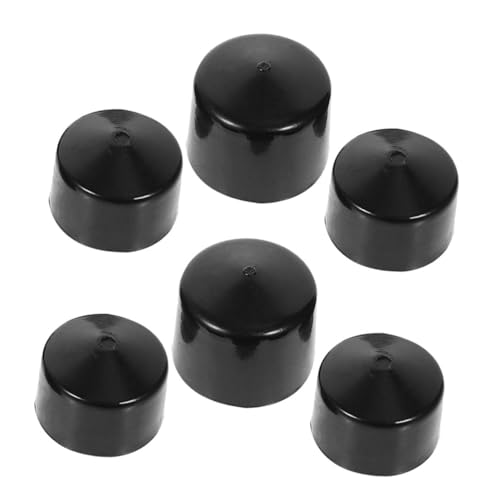UKCOCO 6 Piezas patineta ápice patineta halcón Ruedas de Patines rodamientos de Skate Camiones camión Tapones Patinar Casquillos de Huesos Casquillos de monopatín Black
