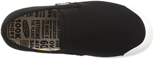 KEEN Men's Eldon Easy Slip On Loafer, Black/Star White, 10.5 | Image 4