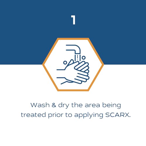 Scarx - Advanced Silicone Scar Gel With Vitamin C - Scar Reduction Topical For Hypertrophic Scars & Keloids After Surgery, Burns, Injuries - Prevent New Scars - Fade Old Scarring - 0.5oz (15g) Bottle