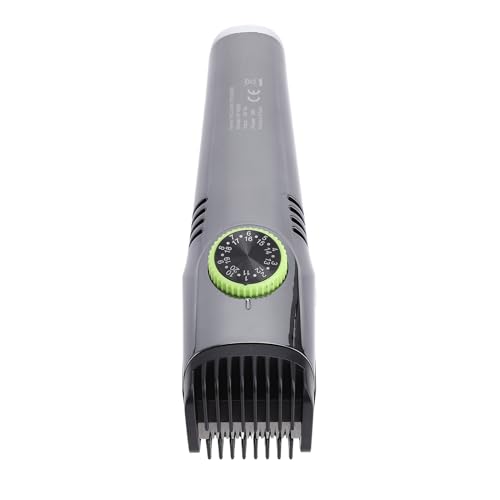 Schnurloses Vakuum-Clipper, Geräuschloser Starkes Power LED-Display 1400mAh Haarschneider für Männer, mit Integriertem Vakuum, Ideal für Schnurrbart