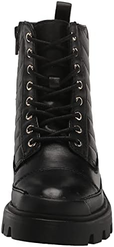 ALDO Women's Quilt Combat Boot, Black, 7.5 | Image 1