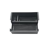 LVGVZTTGKM Für Isuzu D-Max DMAX 2021 2022 2023 MUX Auto Armlehne Box Lagerung Center Console Organizer Einsatz Container Zubehör Mittelkonsole Organizer(Flocking mat Style)