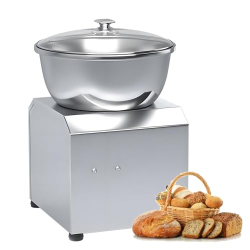ExoticaBlend Amasadora Comercial de Espiral, Amasadora Eléctrica de Espiral de 1400 RPM con Doble Rotación, Amasadora de Alta Resistencia para Panadería, Restaurantes, Pizzas 3kg