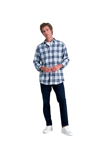 Haggar Men's Classic Plaid Flannel Shirt3