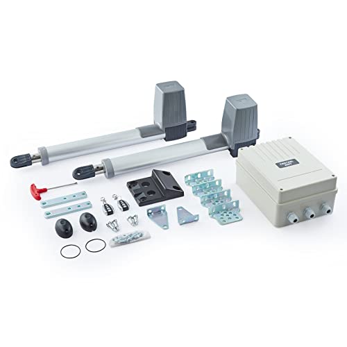 Buy COZ Automatic Swing Gate Openers, Double Arm Gate Motor with Remotes, 80W Electric Gate