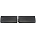 Red Hound Auto Front Bumper Pads Guards Compatible with Ford F-150 F150 2009-2014 Insert Cap Delete Kit Pair RH & LH Both Right and Left Black