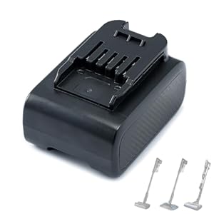 25.2V/3500mAh Ersatz Akku für Philips Staubsauger, kompatibel mit Philips AquaTrio 9000 Series XW9463/11,XW9398,XW9394,XW9...