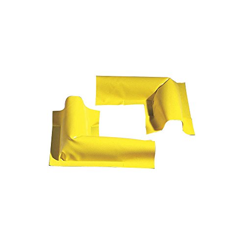 New Pig - PLR265 - 7-1/4 x 5-1/2 x 2 18 oz. Vinyl-Coated, Polyethylene Spill Containment Berm Corner, Yellow
