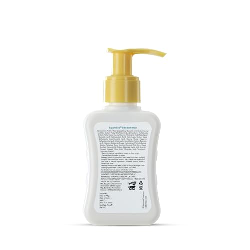 Image of EQUALSTWO by Zydus Baby Body Wash 100ml, Tear-free & Soap-free, Head to Toe Baby Wash for Bath, Hypoallergenic & Dermatologically Tested, pH 5.5, Gentle Hydration for All Skin Types, (Pack 1)