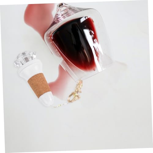 LIFKOME Rechargeable LED Wine Bottle Light Diamond Cork Light for Party Wedding Christmas Halloween Decor Hours Accent Lighting